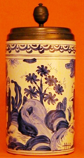 a-copy RDY of a Faience stein (c. 1710) and was issued in 1991 by the König Brewery - 3