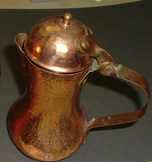 CR- ALBANIAN  COPPER STEIN CA LATE 1800S