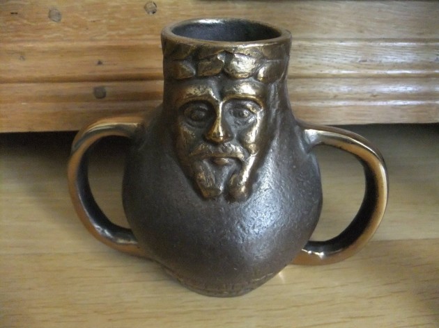 RBARTMANN SMALL BRONZE PASS CUP  6 INCHES  IN GERM WONT SHIP YO USA