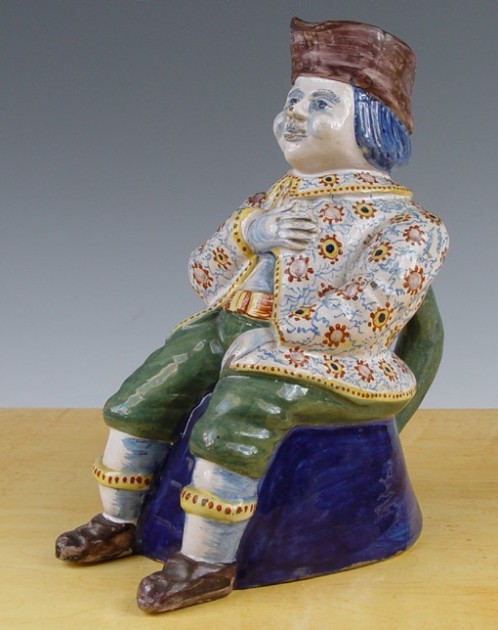 AA SOS DUTCH - MAN SITTING ON ROCKS 10 INCHES 10 inch