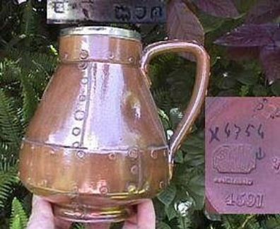CR- Simulated Copper Flagon  BY Royal Doulton
