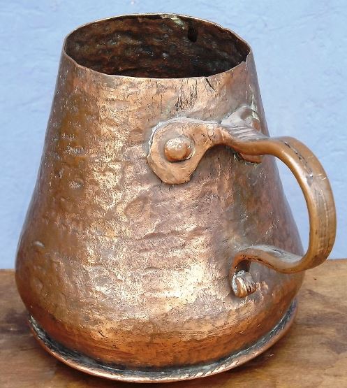 SOS- SPANISH COPPER MUG ISLAMIC INFLEUENCE