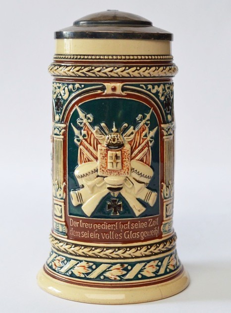 SOS - FRANCO PRUSSIAN FOR  25 YEAR MEMORIAL STEIN .5 LITER
