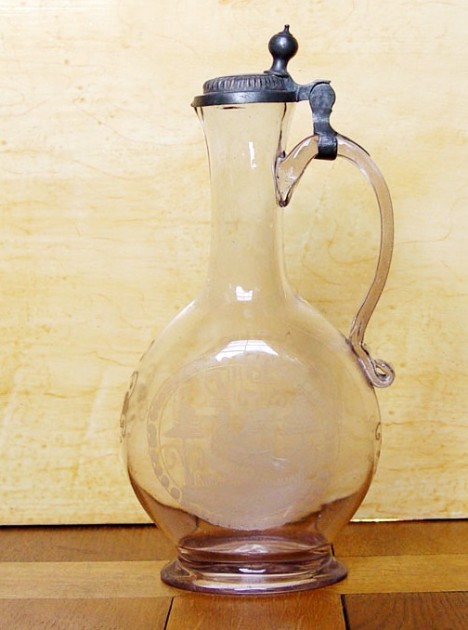 SOS - SPANISH  1700'S FLASK SERVER -SOLD $450 -PLUS SHIP FROM NETHERLANDS-SELLER CALLED IT DUTCH - -.  I WAS SECOND AGAIN 12-20-06