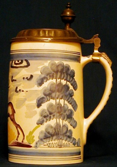 xa-copy RDY of a Bareuth Faience stein (c. 1700) and was issued in 1984 by the König Brewery - 3