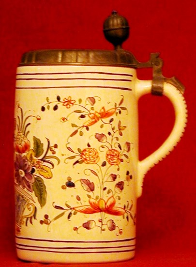 xa-copy RDY of a Thüringen Faience stein (c. 1740) and was issued in 1986 by the König Brewery - 2