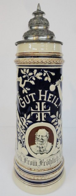 CR- FATHER JAHN  - 14.75  tall.  marked Marzi & Remy  mold number 1727