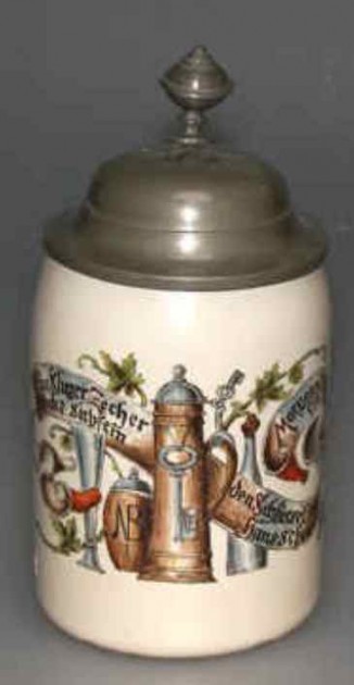 SOS - KEY ON STEIN  - WALT'S  FEATURED STEIN   FEB 2010   ARTICLE  ON WEB SITE