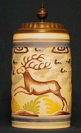 a-copy RDY of a Bareuth Faience stein (c. 1700) and was issued in 1984 by the König Brewery