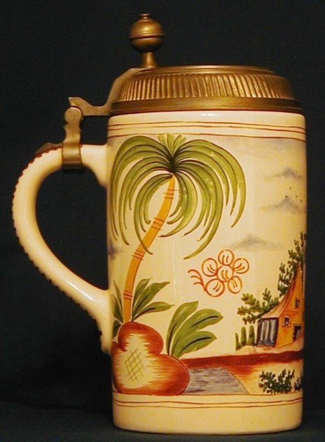 a-copy rdy of a Berlin - Menicus Faience stein (c. 1780) and was issued in 1988 by the König Brewery - 2