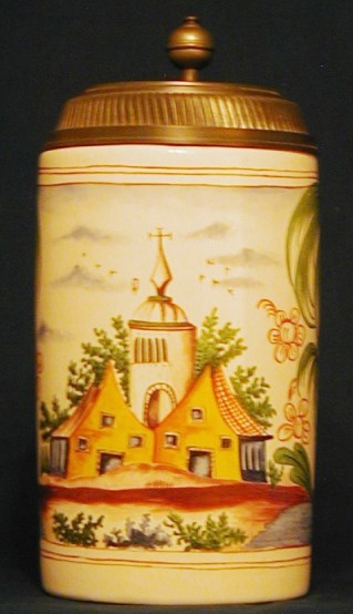 a-copy rdy of a Berlin - Menicus Faience stein (c. 1780) and was issued in 1988 by the König Brewery