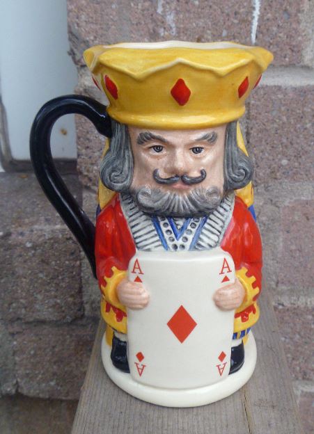 CR- ALE PITCHER  [A] BY ROYAL DOULTON  LIKE A TOBY