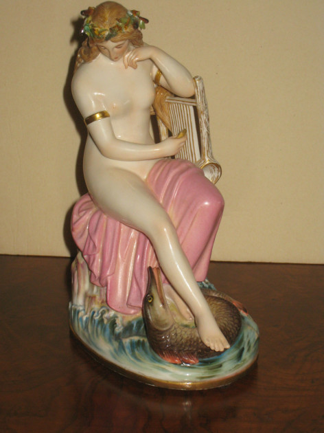 SOS - LORELI - Meissen Porcelain Figurine  PROBABLY - 1  SEE FISH AT FOOT