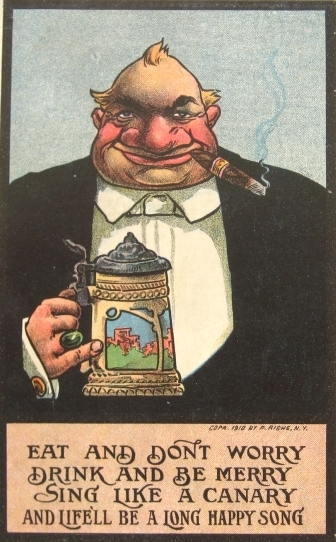 a-art  - AND LIFE'LL BE ONE HAPPY SONG -  postcard 1911