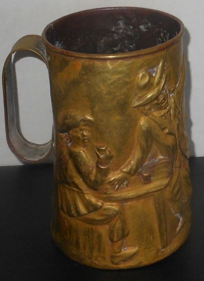 CR- SHEET BRASS,  BEER MUG- STAMPED