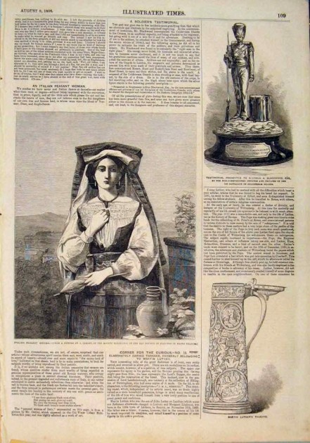 sos -$ - illustration of luther's tankard - 1 full page