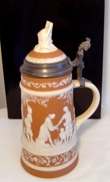 RSOS - Mettlach Beer Stein Cameo 4 Seasons Series - Autumn