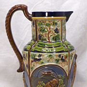 Majolica Beer Steins (Mostly German & Austrian), And a Few Habnerware (Hafnerware)