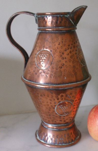 CR- CORNISH COPPER ALE JUG - J & F POOL OF HAYLE