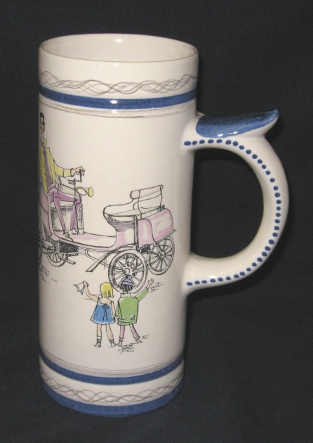 sos - Cinque Ports Studio Pottery London to Brighton Veteran Car Tankard