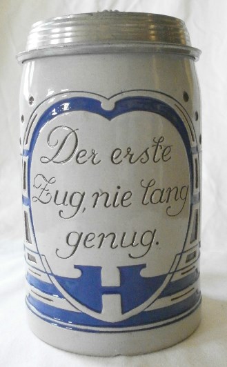 !-       RDY GORIG - Jugendstil Beer Stein Karl Görig  PAINTERJANE